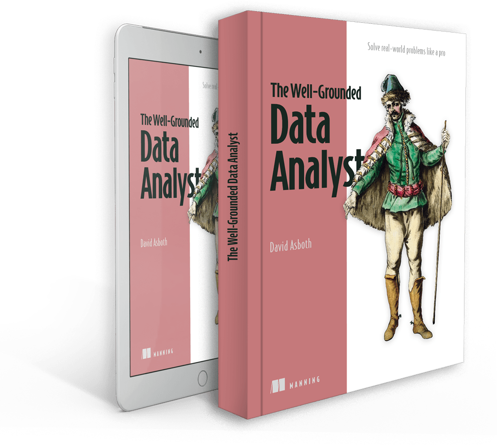 Book cover of The Well-Grounded Data Analyst by David Asboth